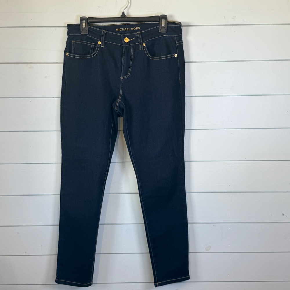 Michael Kors Izzy Skinny jeans dark wash women's size 6